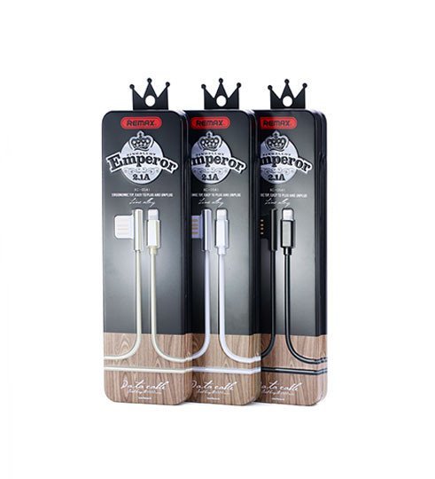 Кабель Remax Emperor RC-054i, lightning, 1 м, черный