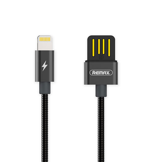 Кабель Remax Tinned RC-080i, lightning, 1 м, черный
