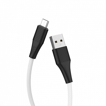 Кабель Hoco X32 USB - micro USB, 1 м белый