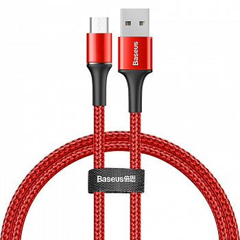 Кабель Baseus halo CAMGH-B09 USB - micro USB, 1 м красный