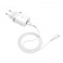 Зарядное устройство HOCO C12Q Smart, 3A, черный, 18W, кабель Type-C,QC3.0 / QC2.0