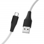 Кабель Hoco X32 USB - micro USB, 1 м белый