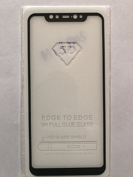 Защитное стекло Full Glue для Xiaomi Mi 7 Plus, черный