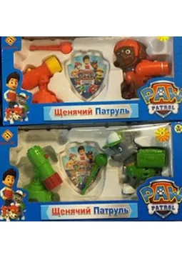 Игрушки "Щенячий Патруль" с пушкой