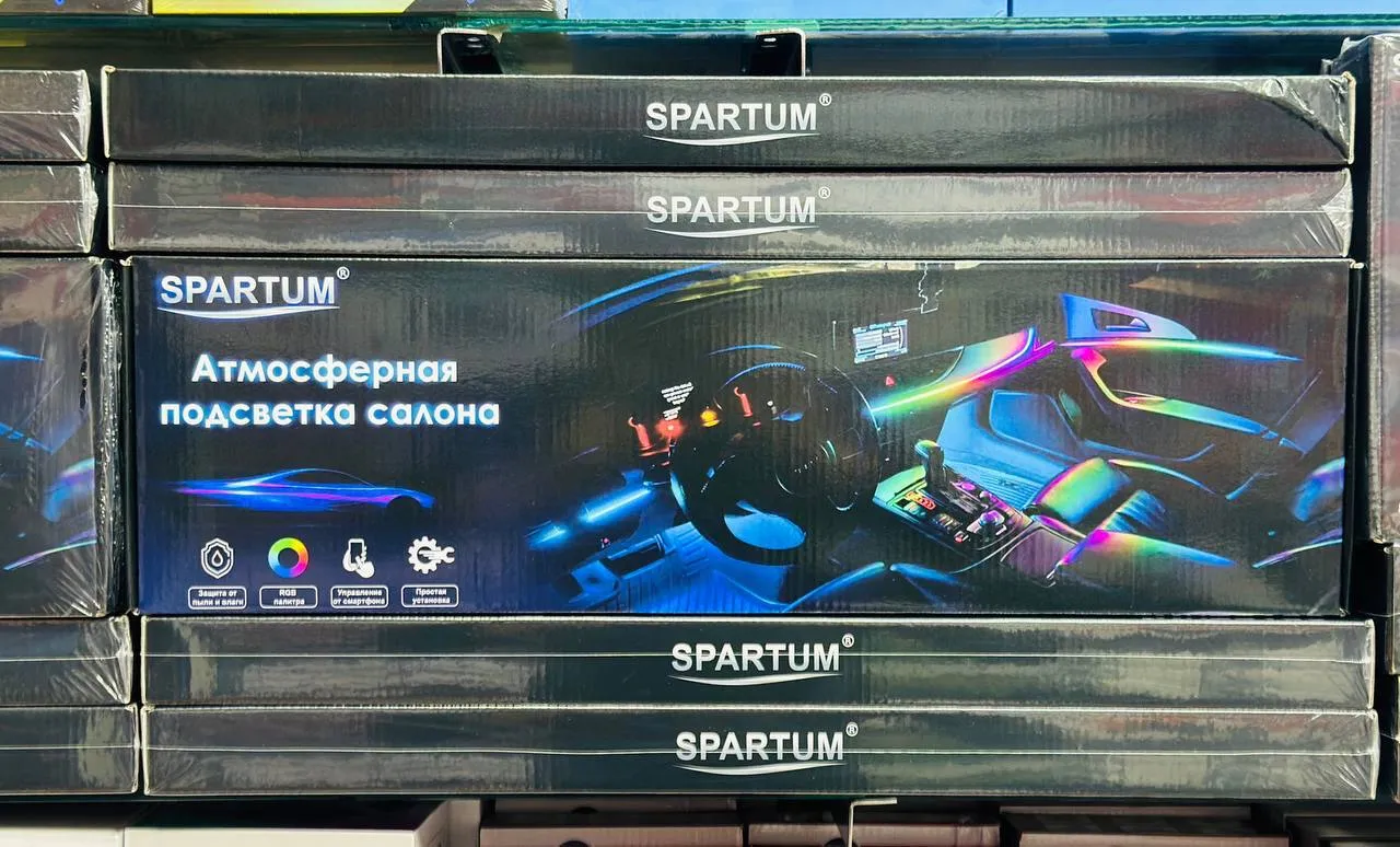 Автомобильная атмосферная RGB подсветка